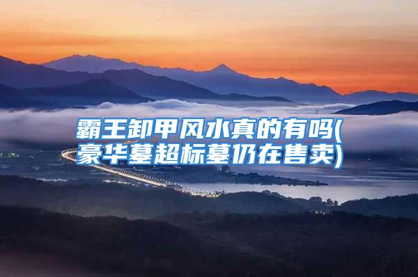 霸王卸甲风水真的有吗(豪华墓超标墓仍在售卖)