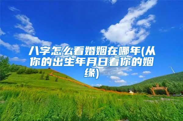 八字怎么看婚姻在哪年(从你的出生年月日看你的姻缘)