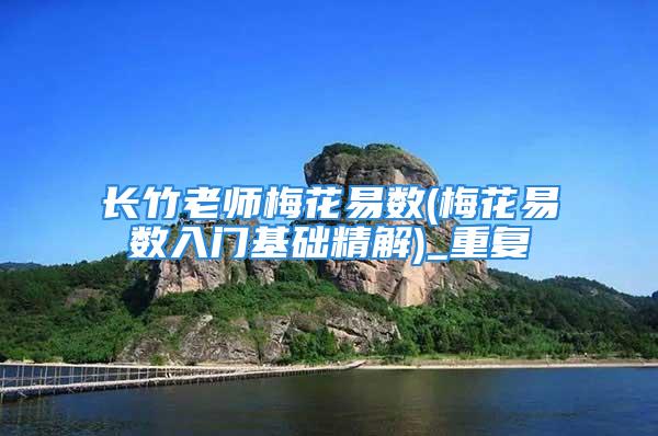 长竹老师梅花易数(梅花易数入门基础精解)_重复