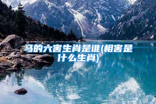 马的六害生肖是谁(相害是什么生肖)