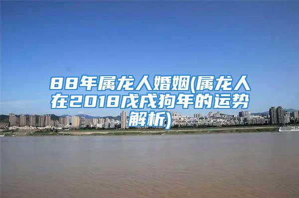 88年属龙人婚姻(属龙人在2018戊戌狗年的运势解析)