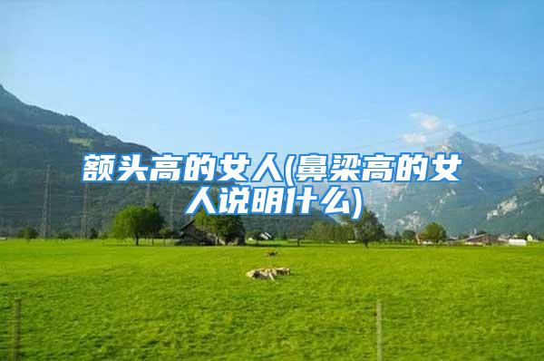 额头高的女人(鼻梁高的女人说明什么)