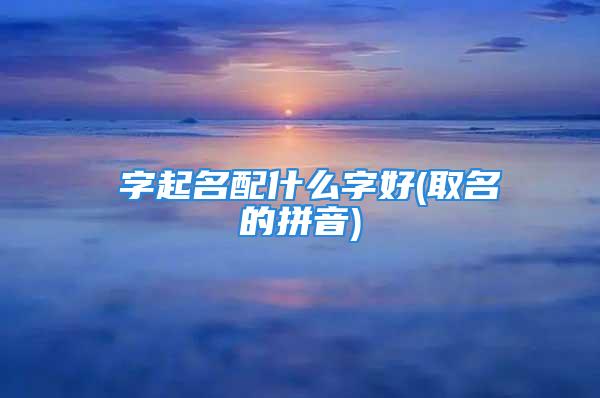 琤字起名配什么字好(取名的拼音)