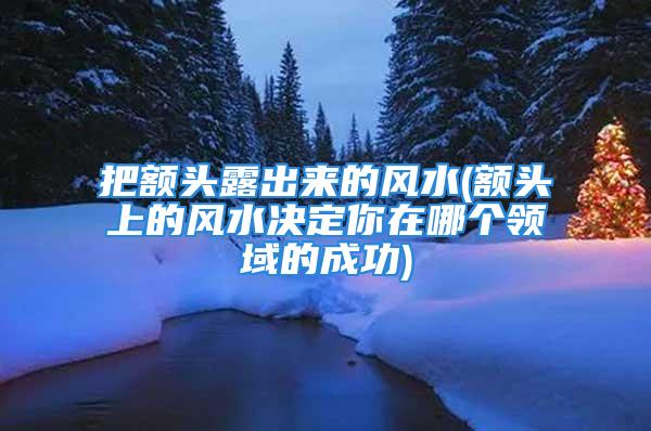 把额头露出来的风水(额头上的风水决定你在哪个领域的成功)