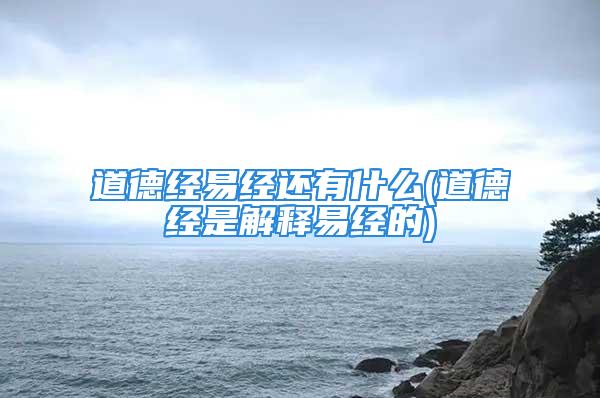 道德经易经还有什么(道德经是解释易经的)