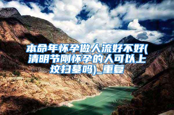 本命年怀孕做人流好不好(清明节刚怀孕的人可以上坟扫墓吗)_重复