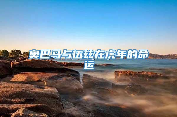 奥巴马与伍兹在虎年的命运