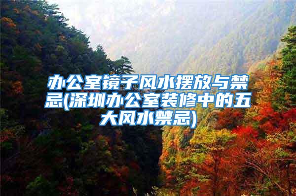 办公室镜子风水摆放与禁忌(深圳办公室装修中的五大风水禁忌)