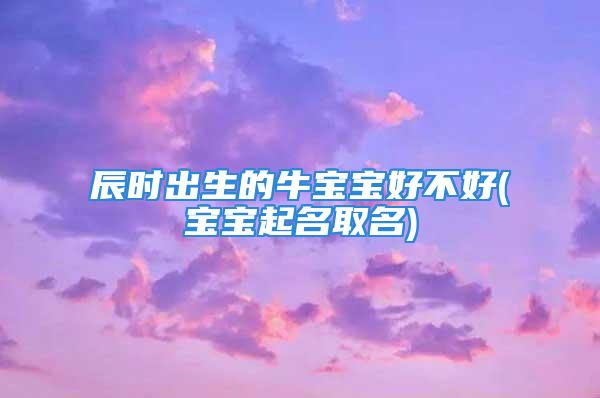 辰时出生的牛宝宝好不好(宝宝起名取名)
