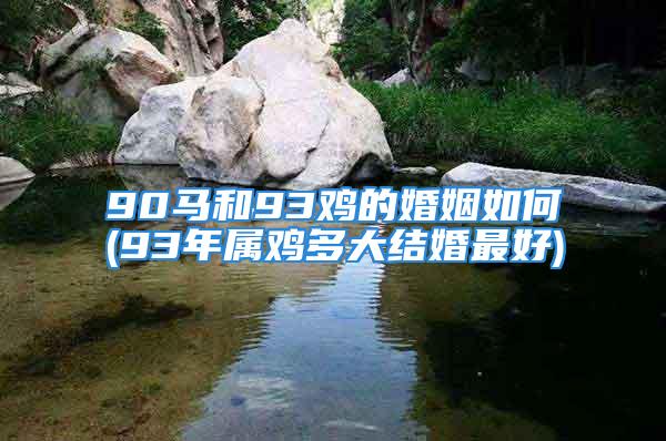 90马和93鸡的婚姻如何(93年属鸡多大结婚最好)
