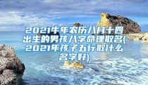 2021牛年农历八月十四出生的男孩八字命理取名(2021年孩子五行取什么名字好)