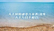 天干阴阳通变六亲表(流年天干与日干相合)