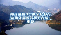 梅花易数4个数字起卦方法(梅花易数的学习方法)_重复