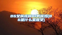 86女属虎和81男属鸡(86是什么星座女)