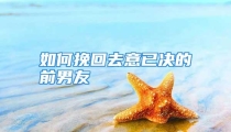 如何挽回去意已决的前男友