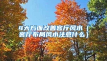 4大方面改善客厅风水（客厅布局风水注意什么）