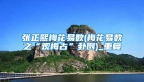 张正熙梅花易数(梅花易数之“观梅占”卦例)_重复