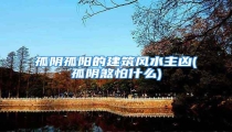 孤阴孤阳的建筑风水主凶(孤阴煞怕什么)