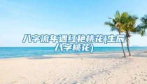 八字流年遇红艳桃花(生辰八字桃花)