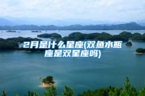 2月是什么星座(双鱼水瓶座是双星座吗)