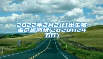 2022年2月21日出生宝宝命运解析(20201124五行)