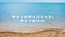 带崇字的男孩名字大全(带崇字的诗句)