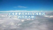 上海哪里风水好(上海有名的风水大师)