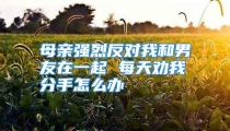 母亲强烈反对我和男友在一起 每天劝我分手怎么办