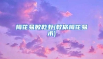 梅花易数乾卦(教你梅花易术)