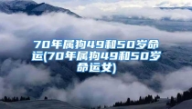 70年属狗49和50岁命运(70年属狗49和50岁命运女)