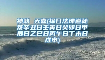 神煞 天喜(择日法坤道秘笈辛丑日壬寅日癸卯日甲辰日乙巳日丙午日丁未日戊申)