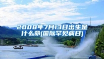 2008年7月13日出生是什么命(国际罕见病日)