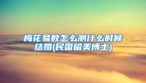 梅花易数怎么测什么时候结婚(民国留美博士)