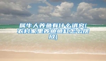 属牛人养鱼有什么讲究(农村家里养鱼鱼缸怎么摆放)