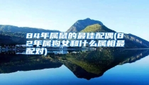 84年属鼠的最佳配偶(82年属狗女和什么属相最配对)