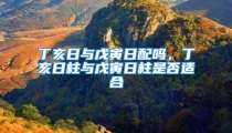 丁亥日与戊寅日配吗,丁亥日柱与戊寅日柱是否适合