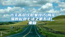 六爻高层次取象技巧(梅花易数起卦七法之第五法)_重复