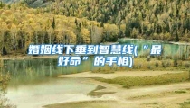婚姻线下垂到智慧线(“最好命”的手相)