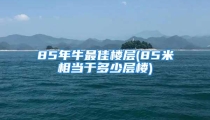 85年牛最佳楼层(85米相当于多少层楼)