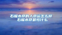 石榴木命的人命运怎么样 石榴木命最怕什么