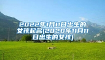 2022年1月11日出生的女孩起名(2020年11月11日出生的女孩)