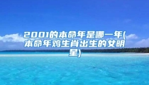2001的本命年是哪一年(本命年鸡生肖出生的女明星)