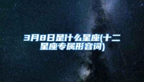 3月8日是什么星座(十二星座专属形容词)