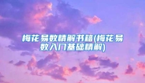 梅花易数精解书籍(梅花易数入门基础精解)