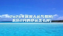 2o2o年属猴人运气如何(农历2月的命运怎么样)