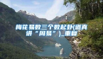 梅花易数三个数起卦(道真讲“周易”)_重复
