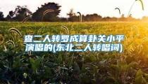 查二人转罗成算卦关小平演唱的(东北二人转唱词)