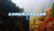 壬水男配偶(壬戌日主配偶)