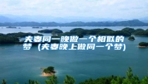 夫妻同一晚做一个相似的梦 (夫妻晚上做同一个梦)