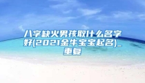 八字缺火男孩取什么名字好(2021金牛宝宝起名)_重复